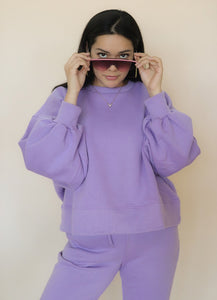 Luxe Sweatshirt  Lavender