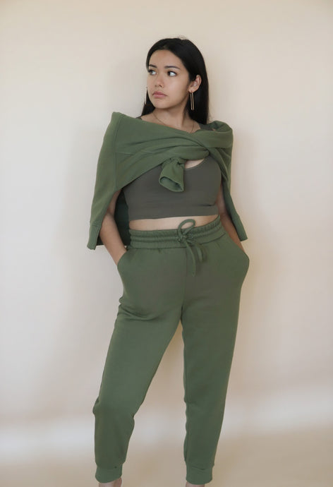 Luxe Joggers Olive