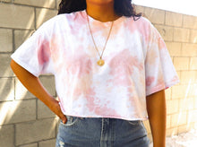 Load image into Gallery viewer, Sunset Tie Dye Cropped T-Shirt