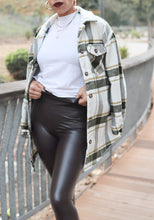 Load image into Gallery viewer, Chocolate Pleather Leggings